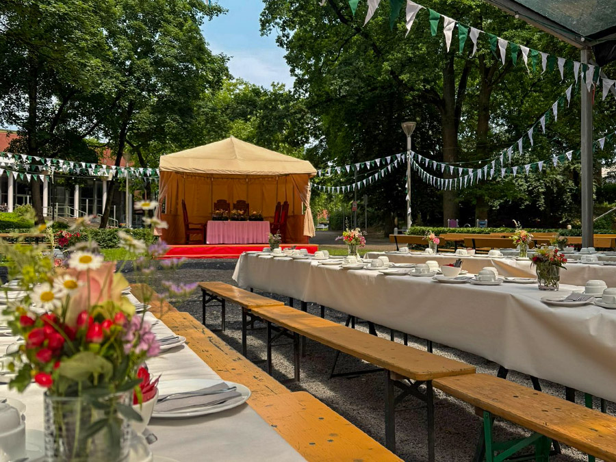 Biergarten der Wilhelmshöhe mit 1.000 Sitzplätzen